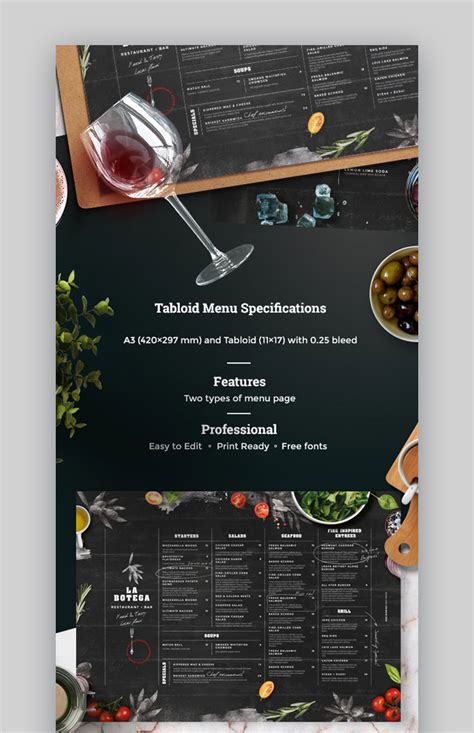 20 Cool Restaurant Food Menu Templates Best Modern Designs For 2021