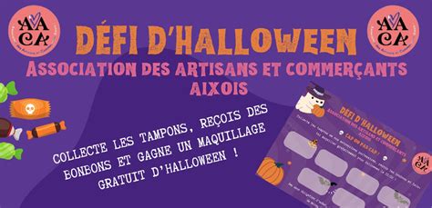 Lassociation Des Artisans Et Commer Ants Aixois C L Bre Halloween