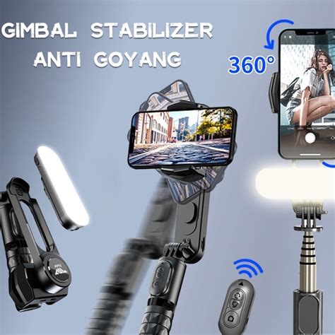 Jual Gimbal Stabilizer TNW Q09 Gimbal Stabilizer Handphone Auto Balance