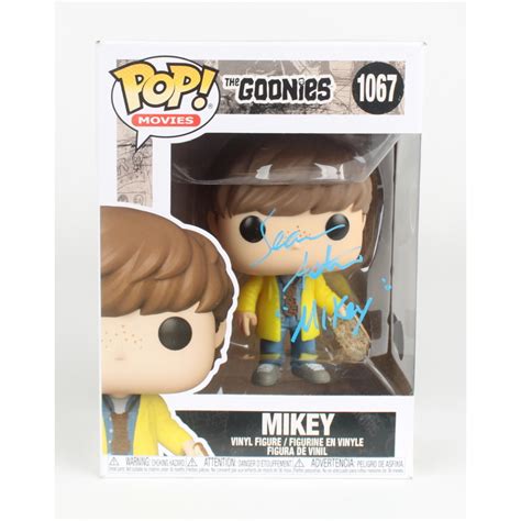 Sean Astin Signed The Goonies Mikey Funko Pop Vinyl Figure