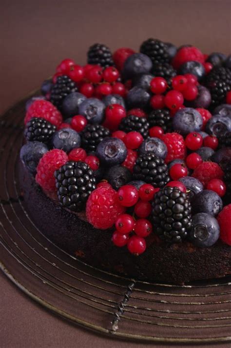 Gâteau fondant chocolat fruits rouges et noirs I Love Cakes Gâteau