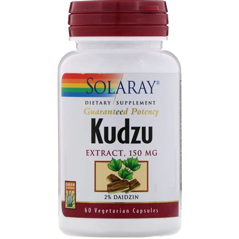 Solaray, Kudzu Extract, 150 mg, 60 Vegetarian Capsules | By iHerb