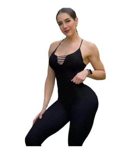 Enterizo Deportivo Texturizado Tirants Hombrosfrente Push Up Envío gratis