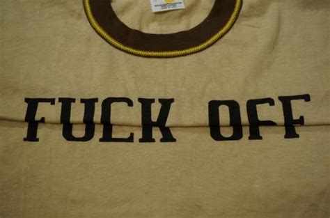Vintage FUCK OFF Hidden Message T Shirt M S Defunkd