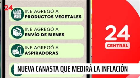 Así será la nueva canasta que medirá la inflación en Chile 24 Horas