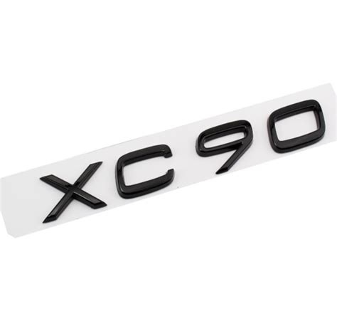 For Volvo Xc Glossy Black Rear Boot Trunk Emblem Sticker Letter Badge