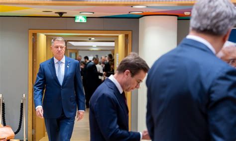 Iohannis la Consiliul European fake ul care joacă pentru PSD Q