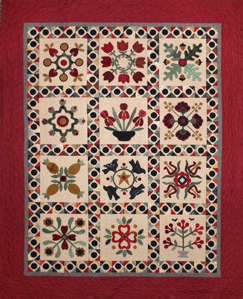 Beauty All Around Block Of The Month Applique Quilts Quilts Quilt