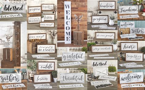 Premium Sign Stencils for Painting on Wood | DIY Beautiful Home Decor