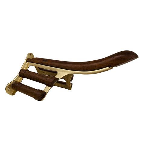 Burlingham Sports Brass And Wood Saddle Rack Bahr Saddlery