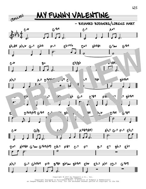 My Funny Valentine Arr David Hazeltine By Rodgers And Hart Sheet Music