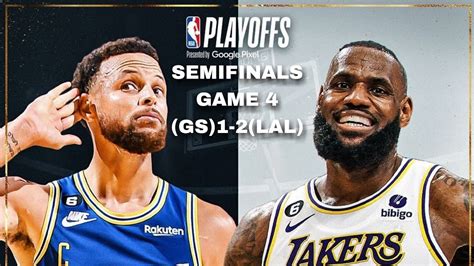 Nba 2k23 Warriors 6 Vs Lakers 7 Full Game Nba Playoffs West Semifinals Game 4 May 8 2023