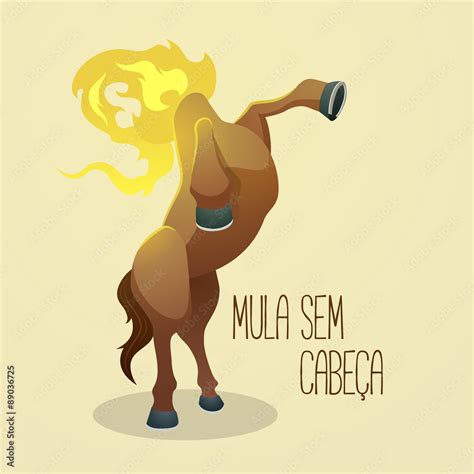 Mula Sem Cabeça Setima Filha - Poster Mula sem cabeça (Headless Mule), a cursed woman - legend of the ...