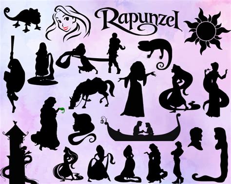 Rapunzel Bundle Svg Rapunzel Princess Rapunzel Svg Cricut | Etsy