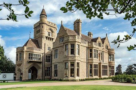 A Gorgeous New Home For Sale That Includes A Roof Terrace Atop Its Medieval Style Turret