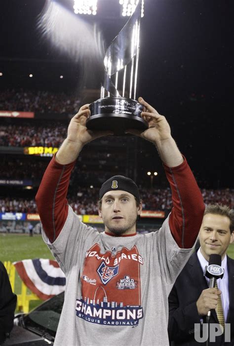 Photo: Cardinals' David Frees is names MVP of the 2011 World Series in St. Louis ...