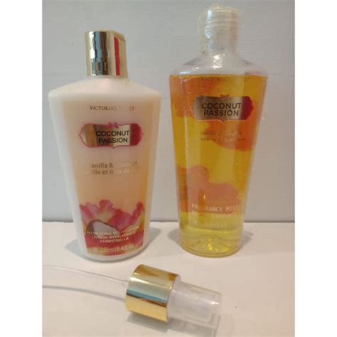 Kit Creme Hidratante E Body Splash Victoria Secret Coconut 250ml Cada