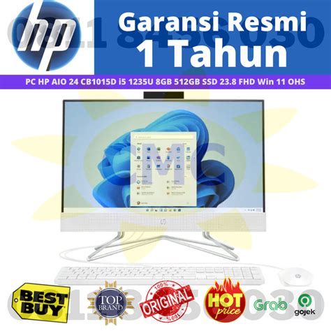 Jual Pc Hp Aio Cb D I U Gb Gb Ssd Fhd Win Ohs