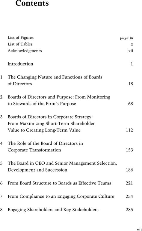 Contents Boards Of Directors In Disruptive Times