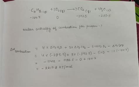 [Solved] Consider the reaction: C3H8(g) + O2(g) → CO2(g) + H2O(l ...