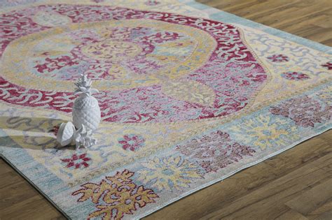 Rugs America Asteria Collection Ruby Red Ai A Transitional Floral