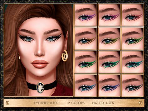 Jul Haos [cosmetics] Eyeliner 100 The Sims 4 Catalog