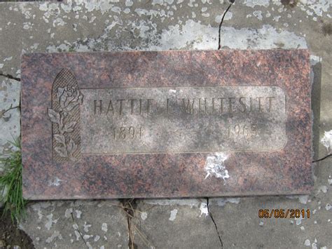 Hattie L Fuller Whitesitt 1891 1965 Find A Grave Memorial