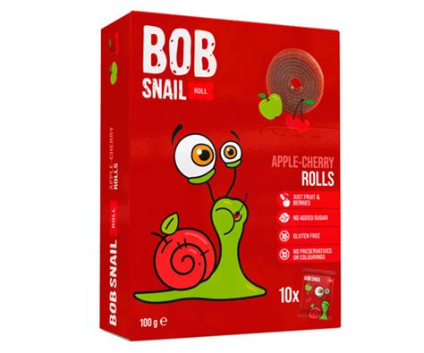 Пастила Bob Snail Яблоко-Вишня 100 г - цена в Украине от coffeeok ...