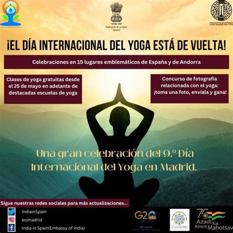 Celebraciones del Día Internacional del Yoga 2023 en España y Andorra