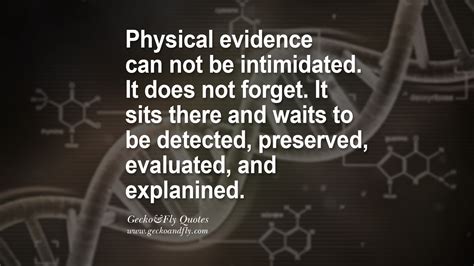 Quotes About Forensic Science Quotesgram