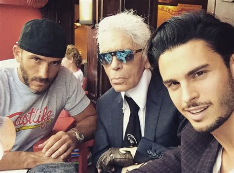 Photos Baptiste Giabiconi Et Karl Lagerfeld Un Duo De Choc