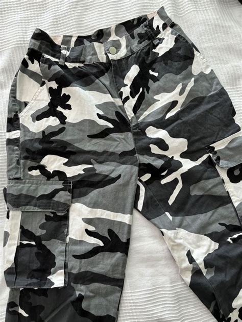 Camouflage Cargo Hose Von Naked Wardrobe ASO Ariana Grande Kaufen Auf Ricardo