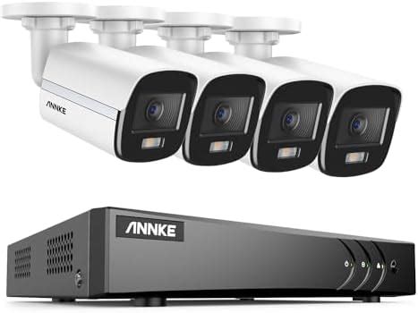 Amazon Annke Ch Wired Outdoor Security Camera System With Ai