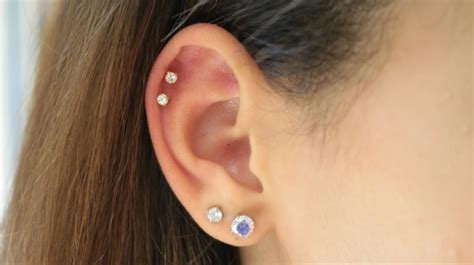 What Is A Double Cartilage Piercing And Why Is It So Trendy