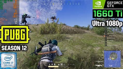 PUBG Ultra Graphics 1080p GTX 1660 Ti I7 9750H YouTube