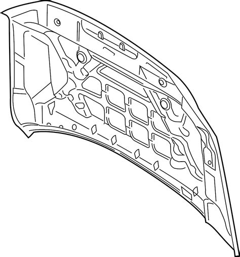 ML3Z16612D Ford Hood Panel W O Tremor Lakeland Ford Online Parts