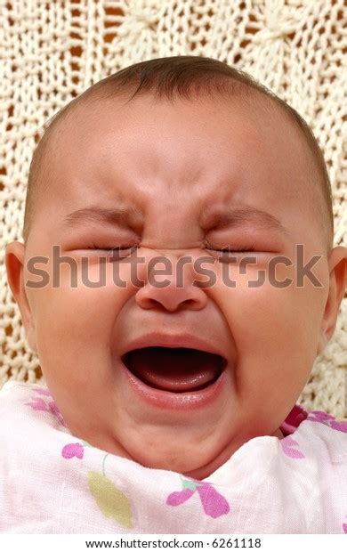 Cute Baby Girl Crying Stock Photo 6261118 Shutterstock