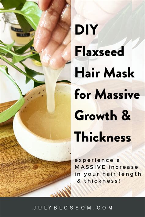 How To Make Flaxseed Gel For Hair Growth DIY Flaxseed Gel Hair Mask