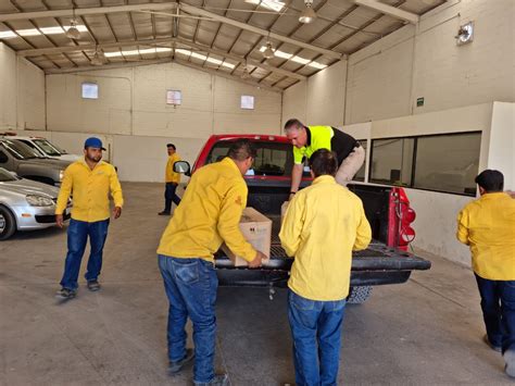 Continua Protección Civil Estatal Colaborando Con La Entrega De Apoyos