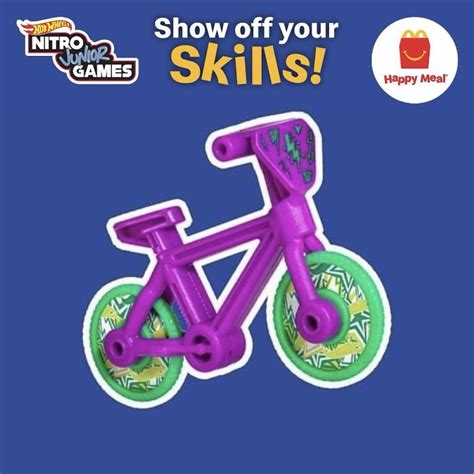 McDonald S Happy Meal Hot Wheels Nitro Junior Games BMX A August Hobbies Toys Toys