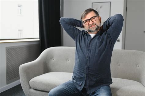 Premium Photo Neck Pain Portrait Of Exhausted Mature Man Massaging