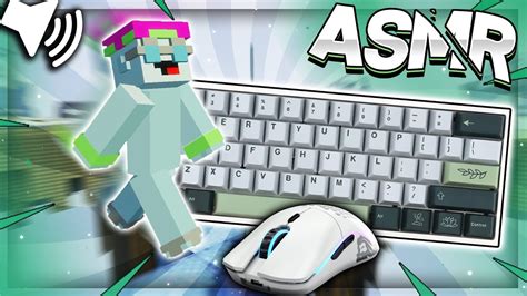 240 FPS Smooth Keyboard Mouse Sounds ASMR W Lofi Hypixel Bedwars