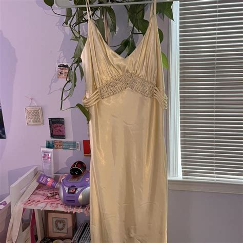 Light Yellow Prom Formal Maxi Dress Reminds Me Of Depop