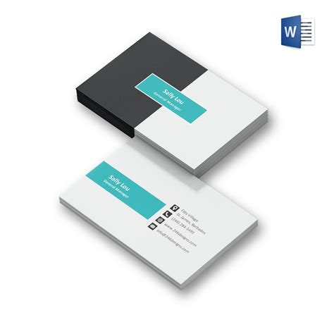 Microsoft Word Business Cards Designs Inc Designs Inc