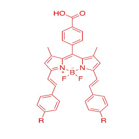 BODIPY O CH3 651 668nm 氟化硼二吡咯