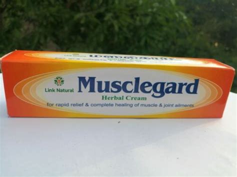 Link Natural Musclegard Herbal Cream G Quick Relief For Backache