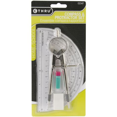 Compass & Protractor Set 6"- | eBay