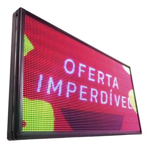 Painel De Led Letreiro Colorido M X Cm Rgb Indoor Mercado Livre