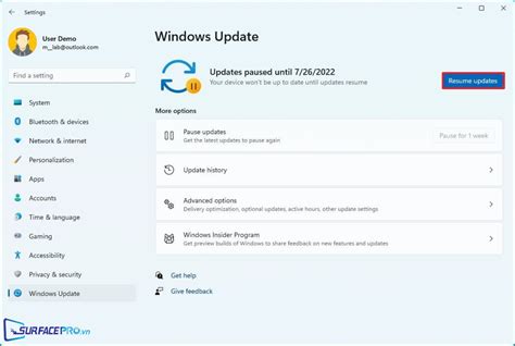 Cách fix các lỗi Windows Update trên Windows 11 SurfacePro vn