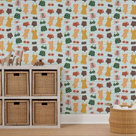 S Bikini Babes Wallpaper Spoonflower